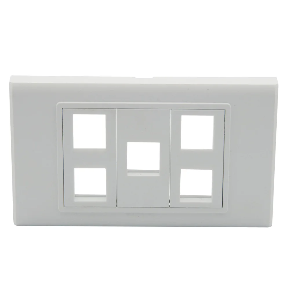 Настенная плита keystone с пятью портами 120X70 мм|wall plate|keystone wall platekeystone |