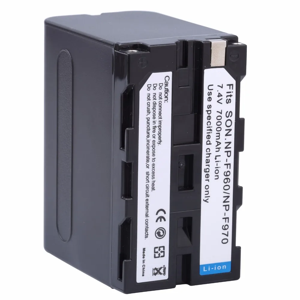 Probty 2 шт. 7000 мА/ч NP-F970 NP-F960 NPF960 NP F970 bateria аккумуляторы + Зарядное устройство для Sony