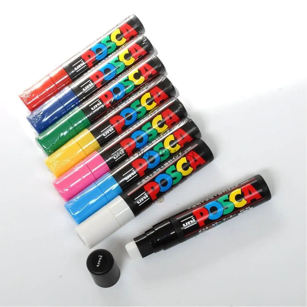 UNI POSCA PC 17K POP рекламная ручка на водной основе/граффити | Разноцветный