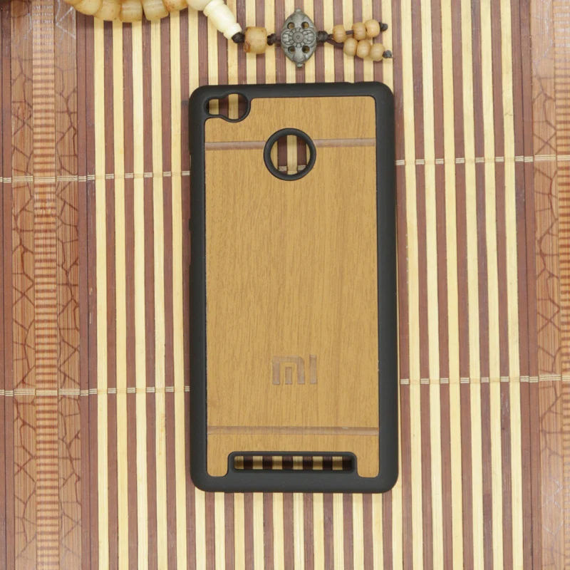 Для Xiaomi redmi note 3 4A 4 Pro Чехол из древесной кожи с пластиковым покрытием Винтажный