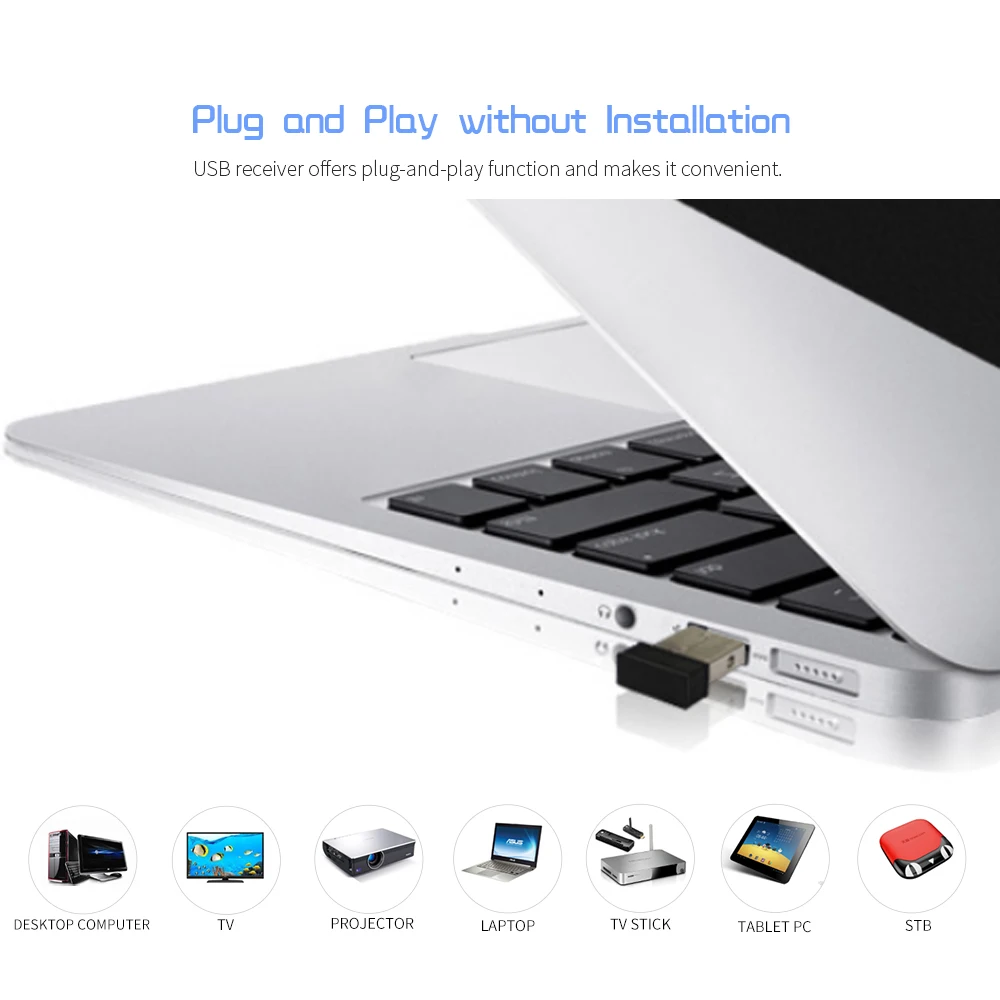 Air Mouse 2 4G USB Беспроводная Летающая мышь Пульт дистанционного управления