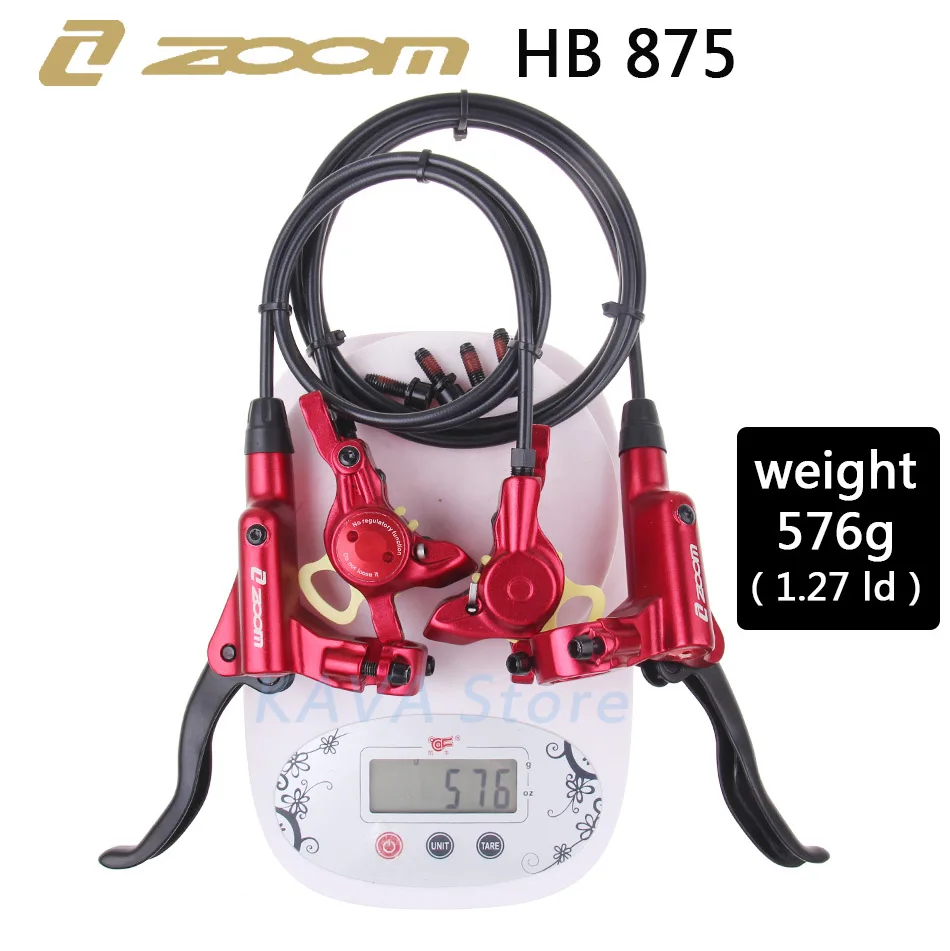 ZOOM HB 875 MTB велосипедный тормоз гидравлический фонарь левый и правый рычаг с