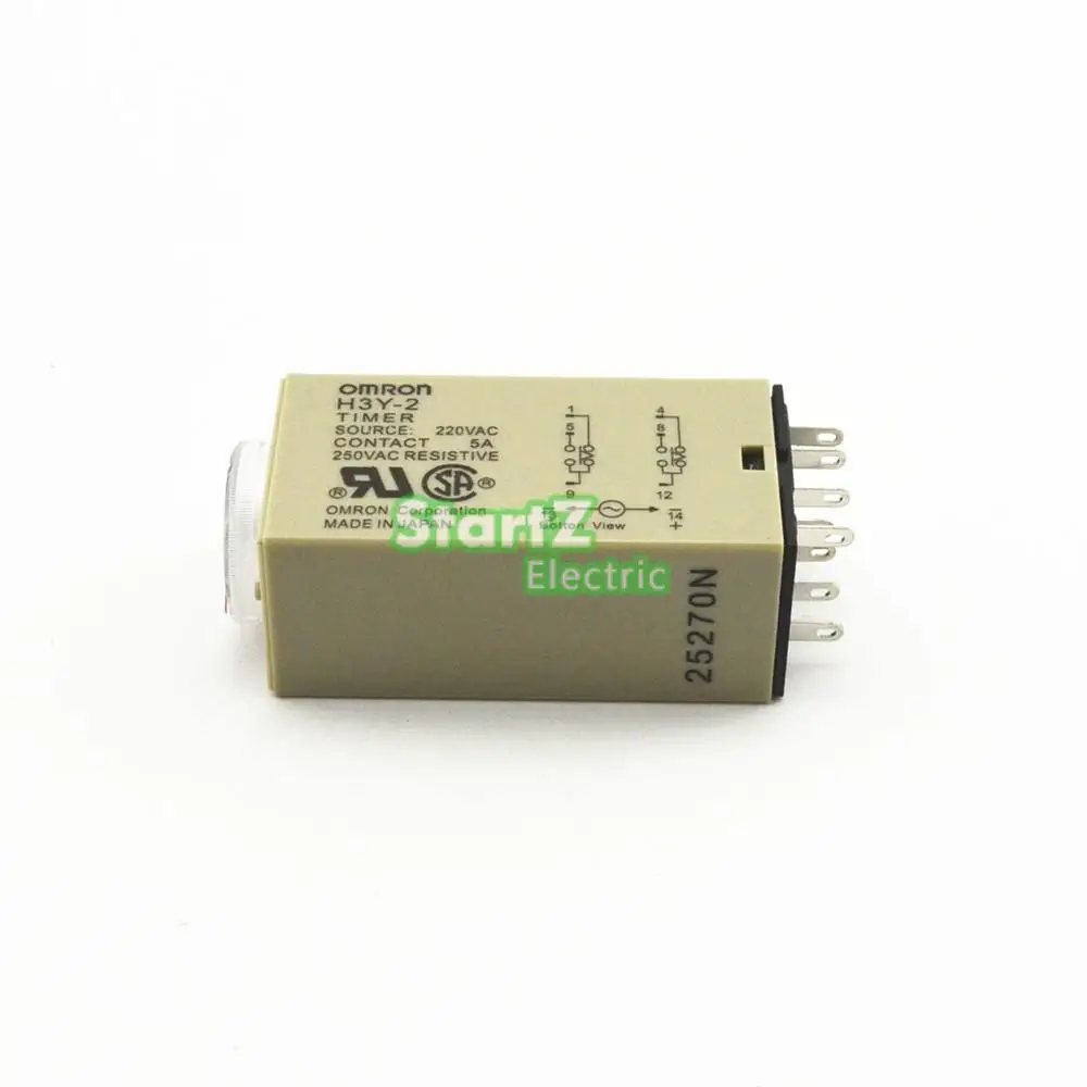 

10Pcs H3Y-2 DC 24V Delay Timer Time Relay 0 - 60 Minute