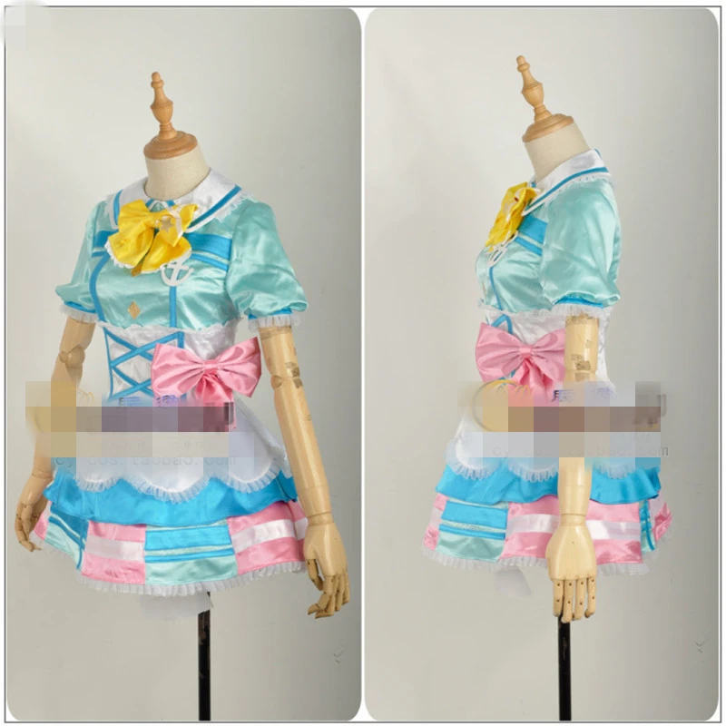 

Anime Cosplay Costume lovelive Sunshine Aqours Takami Chika Dress Singing Dress Women Dress Z