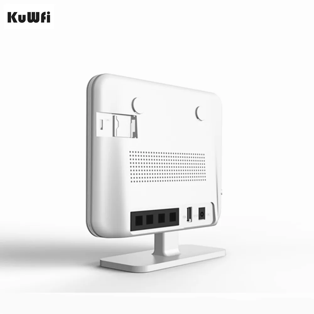 KuWFi разблокирован 300 Мбит/с 4G CPE маршрутизатор беспроводной AP с 5Dbi антеннами для
