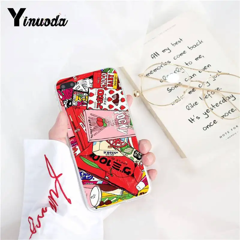 Yinuoda Kawaii японский клубничный молочный роскошный уникальный чехол для телефона для iPhone8 7 6 6splus X XSMAX 5 5S SE XR 10 11 11pro 11promax