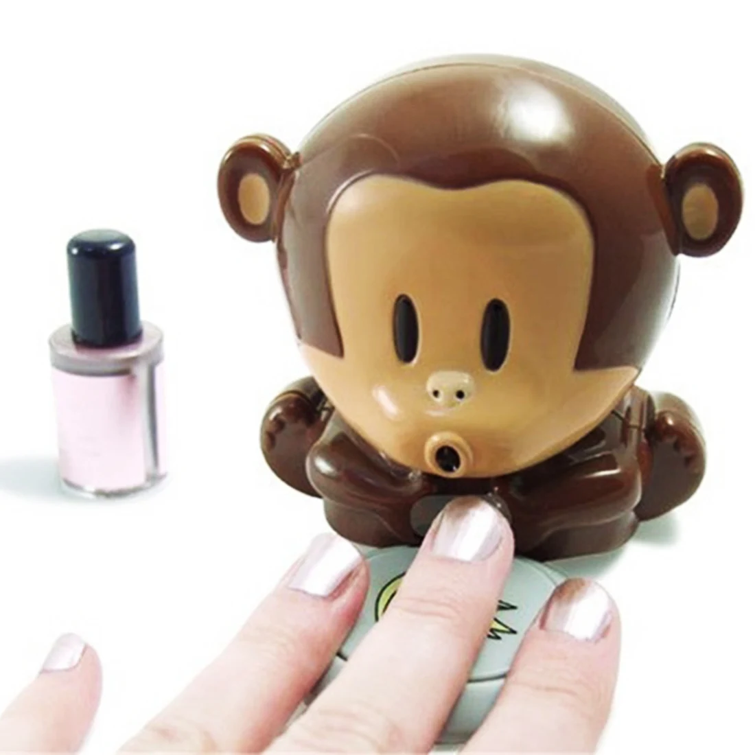 Cute Monkey Nail Dryer Art Tips Design Gel Polish Manicure Care Tools | Красота и здоровье