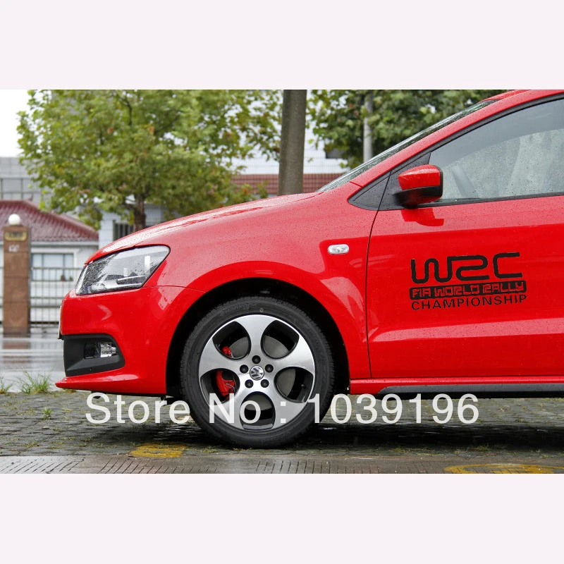 Наклейка на автомобиль WRC FIA чемпионата мира по ралли Светоотражающая наклейка