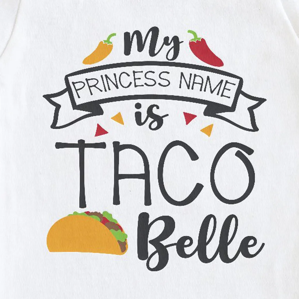 Комбинезон для новорожденных мальчиков и девочек с надписью Taco, Мексиканский комбинезон, одежда для малышей, одежда для детей, Детское трико, один размер