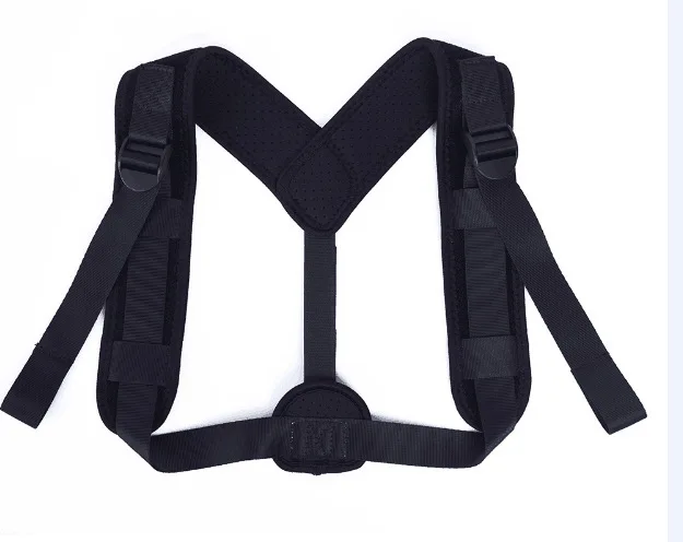 black Adjustable Posture Corrector Belt for Woman Man Shoulder Back Therapy Prevention Humpback Shape Beauty Body De Postura Support - Цвет: black