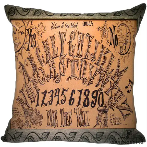 Square Pillowcases Декоративная Наволочка на заказ Ouija Board Spirit Board квадратная Наволочка на молнии 35X35,40x40,45x45 см(одна сторона) 80527-21-10 - Цвет: Square Pillowcases