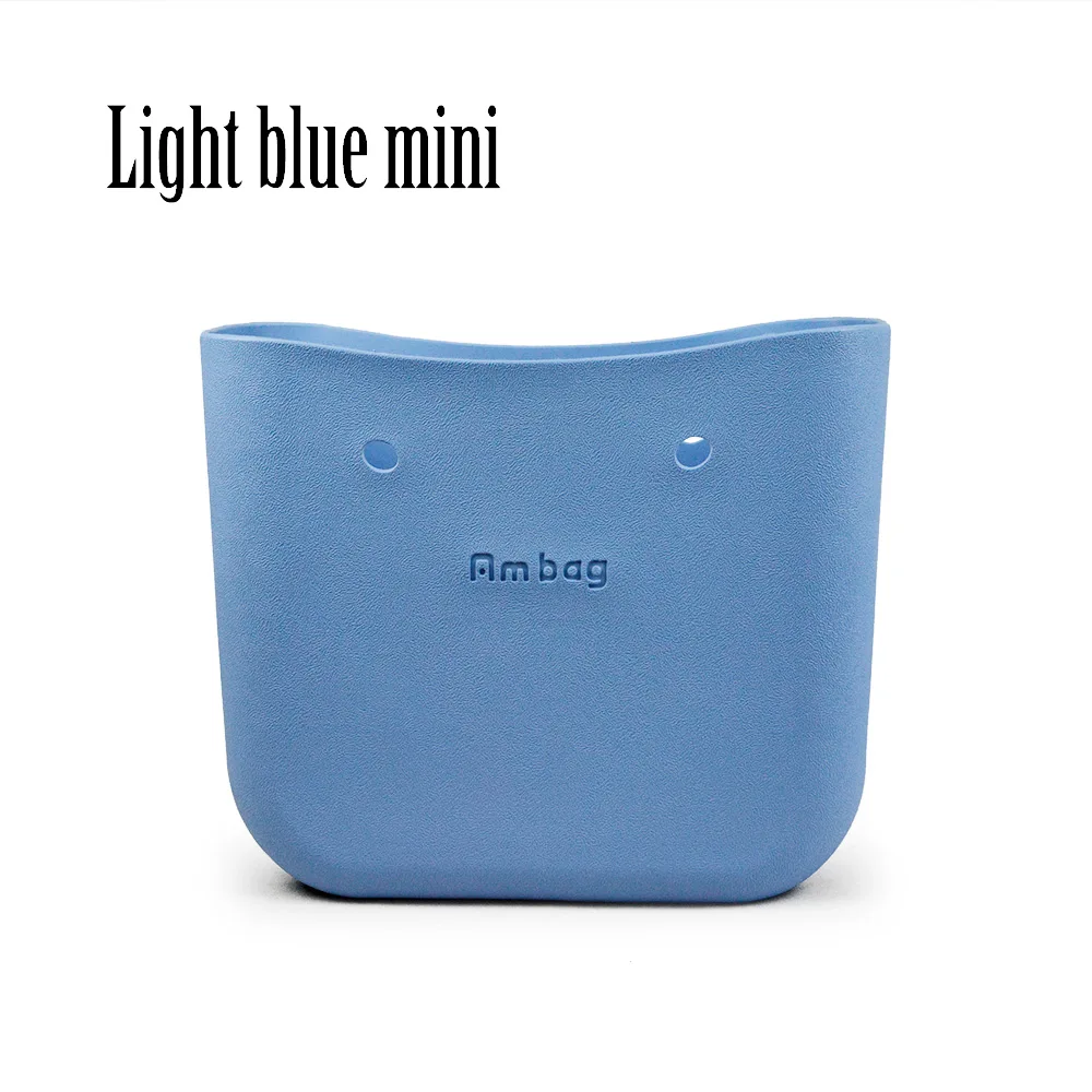 light blue mini AMbag Obag O bag стильная мини маленькая водонепроницаемая сумка eva женская модная сумка резиновые силиконовые запасные части - Цвет: light blue mini