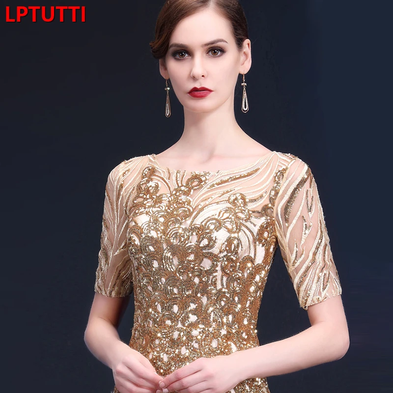 

LPTUTTI Sequin Embroidery Gratuating New For Women Elegant Date Ceremony Party Prom Gown Formal Gala Luxury Long Evening Dresses