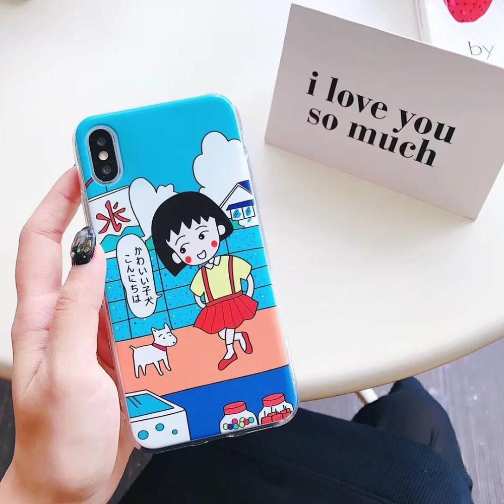 ORYKSZ для iphone X случае Мультфильм прозрачной рисунком телефон силиконовые чехлы