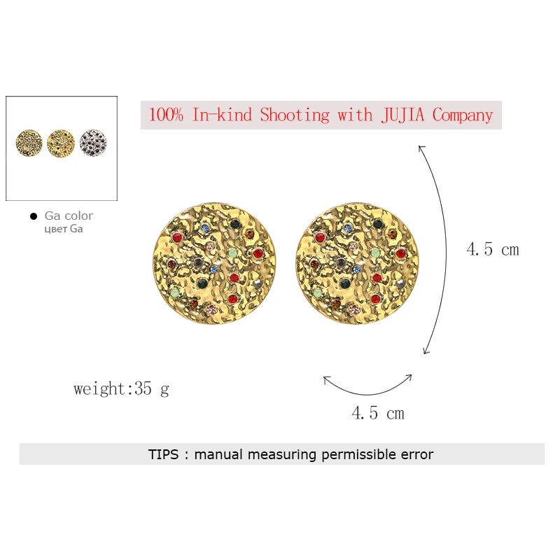 Женские винтажные серьги-гвоздики из цинкового сплава | Украшения и аксессуары