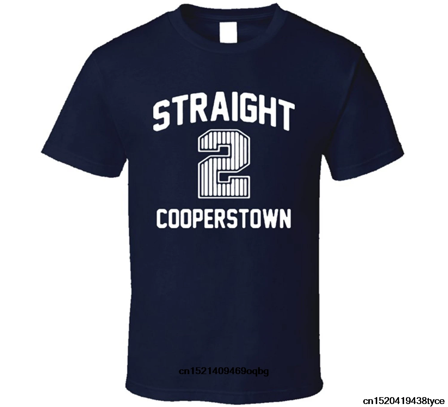 Бейсбольная Футболка Derek Jeter Straight 2 Cooperstown Hall of Fame | Мужская одежда