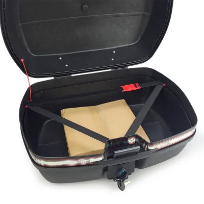 47L багажник мотоцикла негабаритный ящик для хранения коробка универсальная