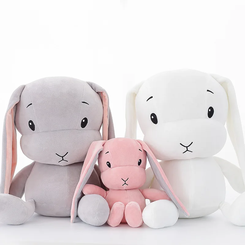 

1pc 30/50cm cute rabbit plush toy stuffed soft rabbit doll baby kids toys animal toy birthday christmas valentine gift for lover