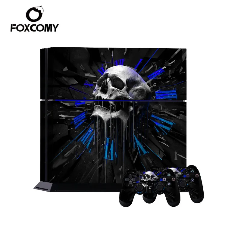 Terror Ghost Terror цельная наклейка для консоли для Playstation 4 консоль наклейка для PS4 наклейки+ контроллер светодиодный защитный