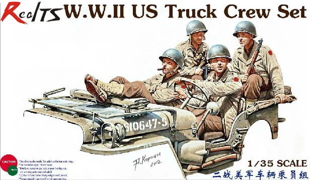RealTS мустанга 1/35 CB35159 WWII США Грузовик набор экипажа модель комплект|kit video|kit bi xenon