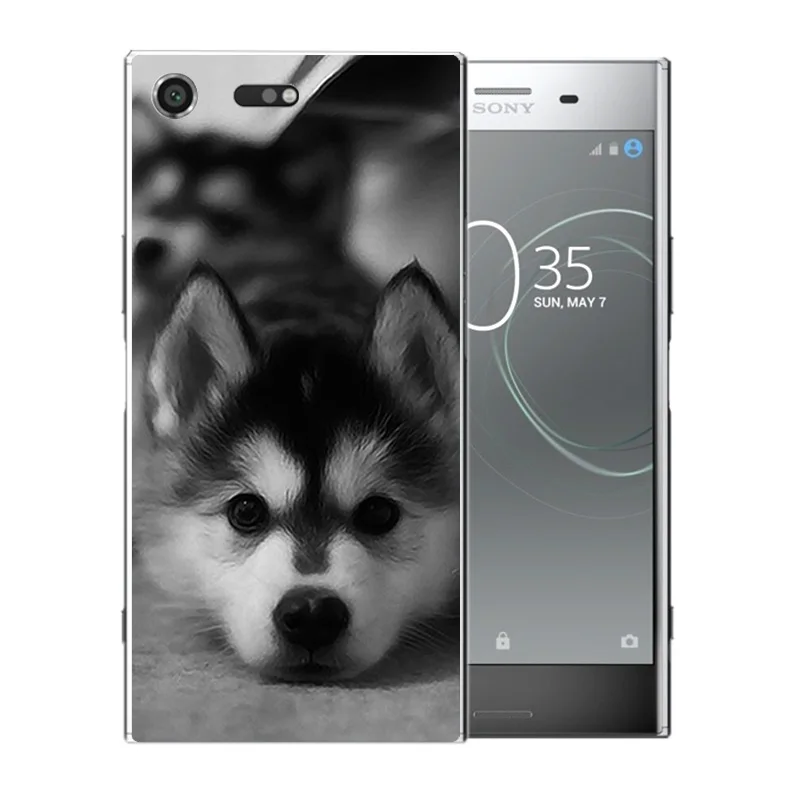 Для Sony Xperia E5 XA2 XZ3 XA XZ110 Plus Мягкий силиконовый чехол из ТПУ с ручным рисунком для XZ