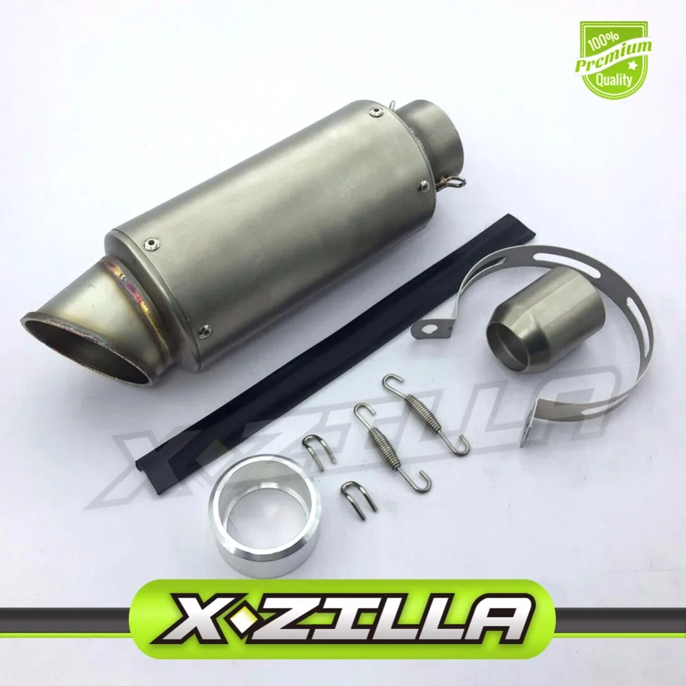 60 мм 51 выхлопная труба CBR600 CBR100 MT07 Z800 дндзя er6n z1000 TTR YBR YZF RSZ модифицированный