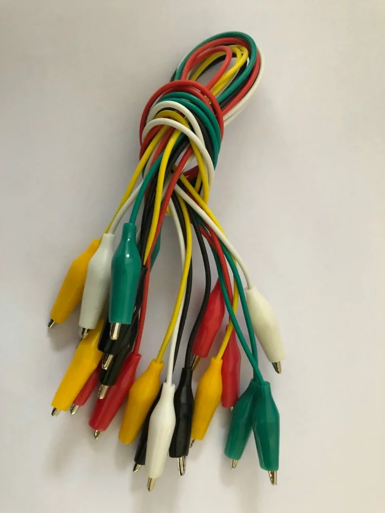 

10pcs Double-ended Crocodile Alligator Clips Wire Lead