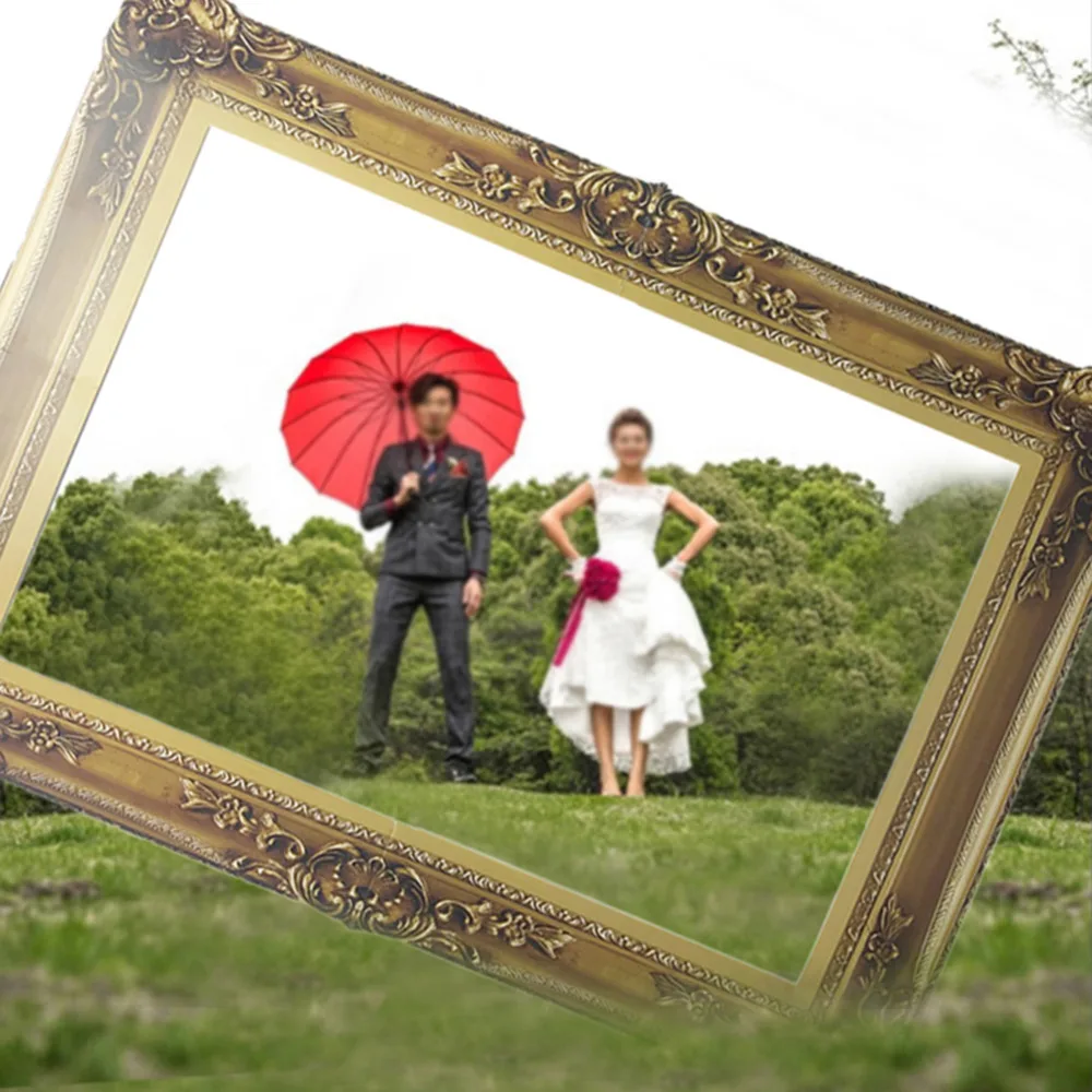 Классическая фоторамка из бумаги реквизит для фотографий на свадьбу день