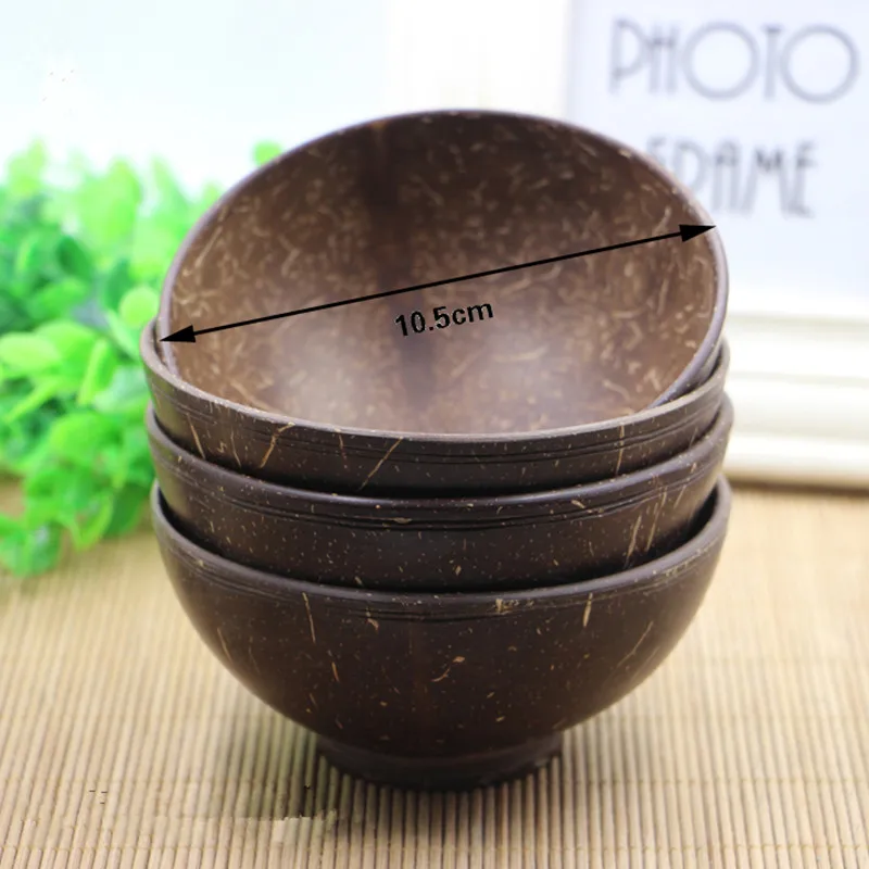 

Coconut Shell Bowl Handmade Tableware Dinnerware Adult Dinner Service No Paint No Wax Children Adult Family Bowls