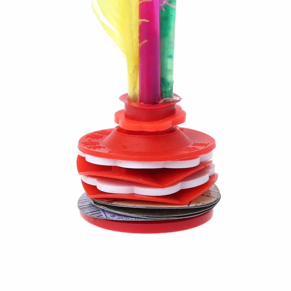 

Free shipping Colorful Feather Chinese Jianzi Fitness Sports Toy Game Foot Kicking Shuttlecock