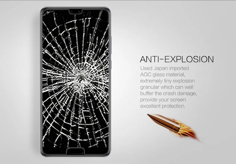 Nillkin Tempered Glass Film for HUAWEI P20 5.8 inch Amazing H+Pro H Nano Anti-Explosion 9H hard Protective Screen Protector | Мобильные