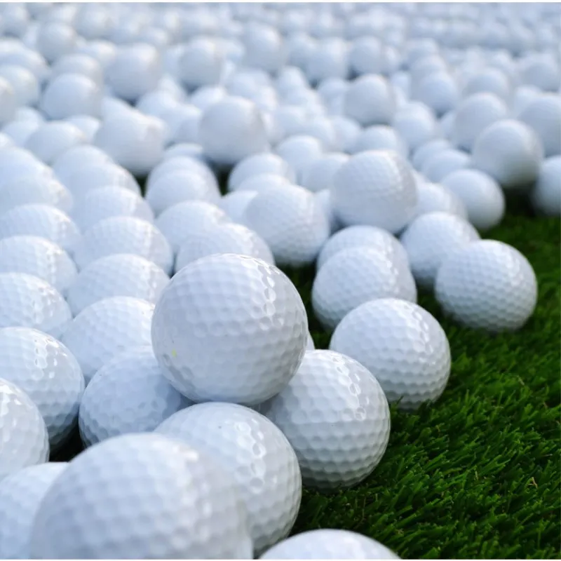 1 PCS Golf Balls Outdoor Sports Practice Driving Range Training Double Layer Ball Rubber (No Logo) | Спорт и развлечения
