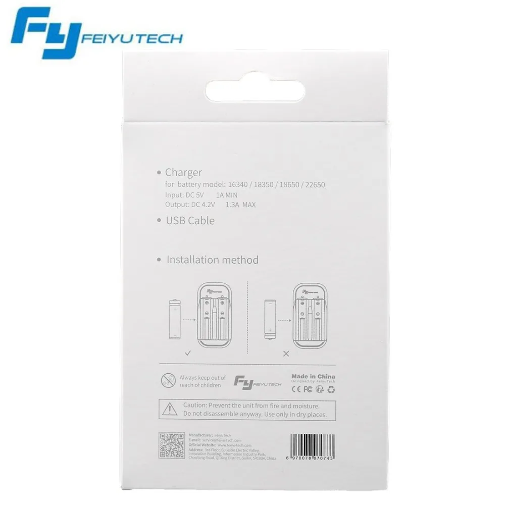 Feiyu FeiyuTech 22650 аккумулятор и зарядное устройство 3000 мАч 3 7 в для Fy Gimbal G5 SPG G5GS