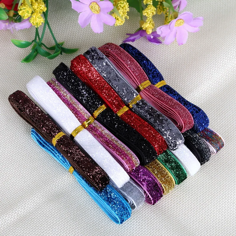 Кружевная лента блестящая бархатная женская для рукоделия/шитья