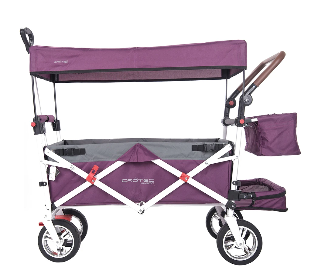 Crotec wagon 3 в 1, двойная тележка, Многофункциональная прогулочная коляска, для пикника, для покупок, мульти, для путешествий, l, трейлер, trike cochesitos de bebe - Цвет: 107cm
