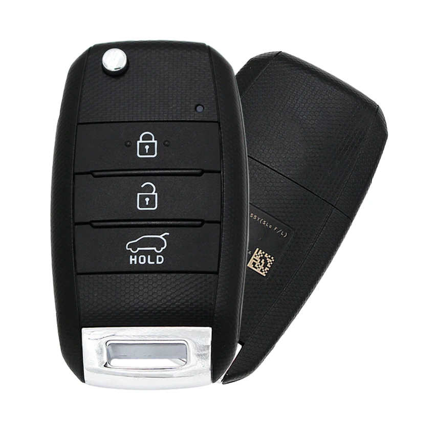 3 кнопки флип дистанционного ключа автомобиля Fob 433 МГц 4D60 чип для KIA Carens Rondo 2012+ P/N: 95430-A4200