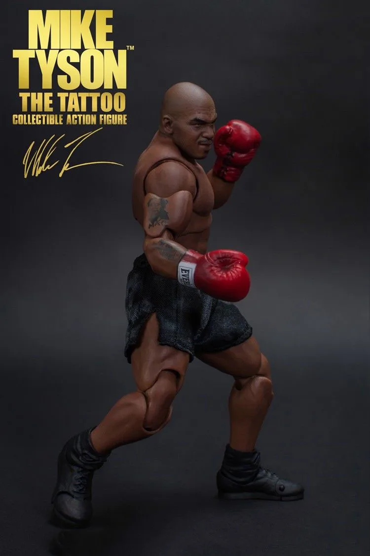 

1/12 Scale MIKE TYSON Tattoo Version with Three Heads Sculpts World Heavyweight Champion Figure Model For Fans