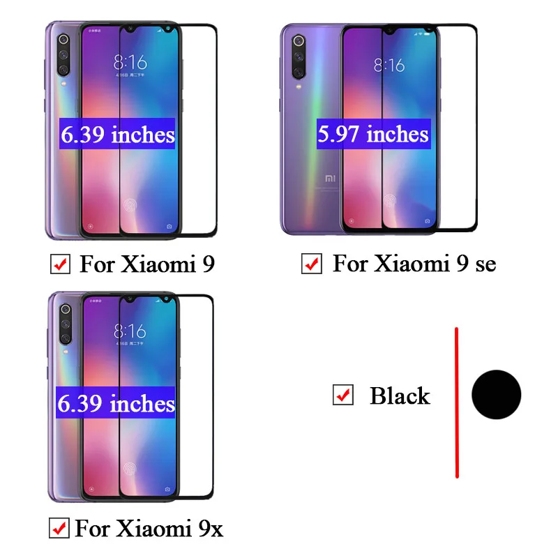 9D Защитное стекло для xiaomi mi 9 ksio mi 9x se x Закаленное Стекло 9se xao mi xio mi пленка verre armor защита экрана