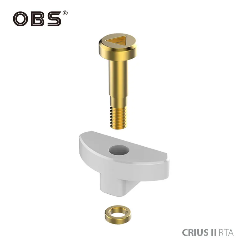 100% оригинальные аксессуары obs подходят для crius II rta и rda циркониевые высокие