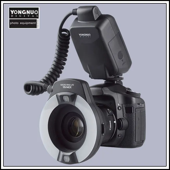 Кольцевая вспышка для макросъемки Yongnuo YN 14EX|flash light for canon|ring flash lightyongnuo yn-14ex |