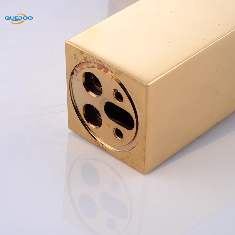 Кран для раковины с водопадом кран одной ручкой крепление на палубе Золотые