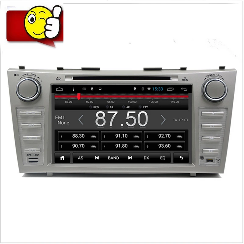 1024*600 двойной 2 Din четырехъядерный 8 &quotAndroid 6 0 Автомобильный DVD GPS навигация для Tosyota
