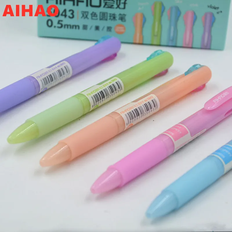 Новое поступление 2019 AIHAO брендовая гладкая пишущая ручка 0 5 мм точечная Выдвижная