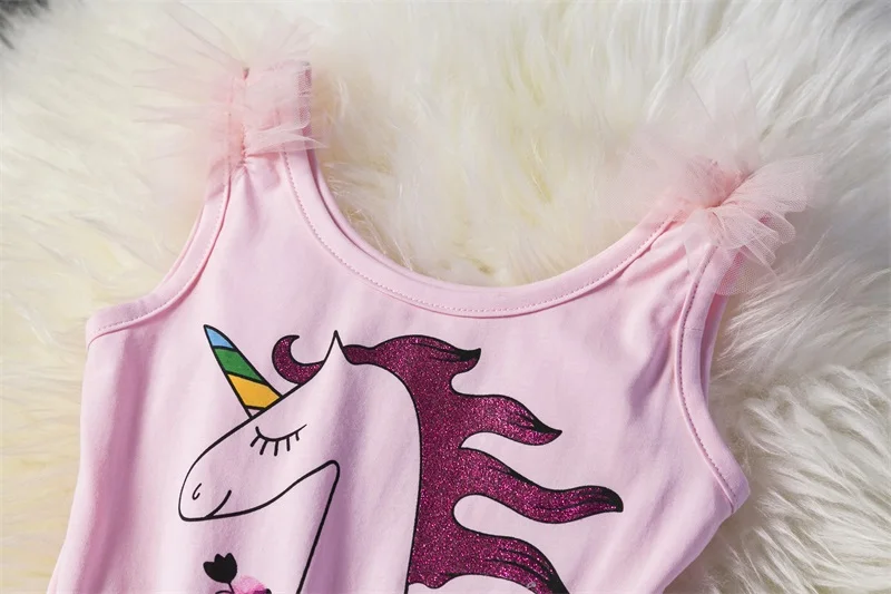 Fancy Summer Tutu Dress for Girls Dresses Kids Unicorn Vestidos Princess Birthday Party Costumes Children Clothes | Детская одежда и