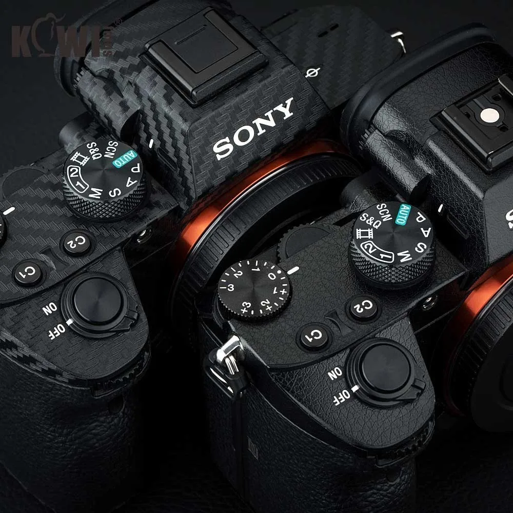 KIWIFOTOS Анти-Царапины Камера тела пленка из углеродного волокна комплект для sony A7 III A7R III A7III A7RIII A7M3 A7RM3 Камера s кожи 3M Стикеры