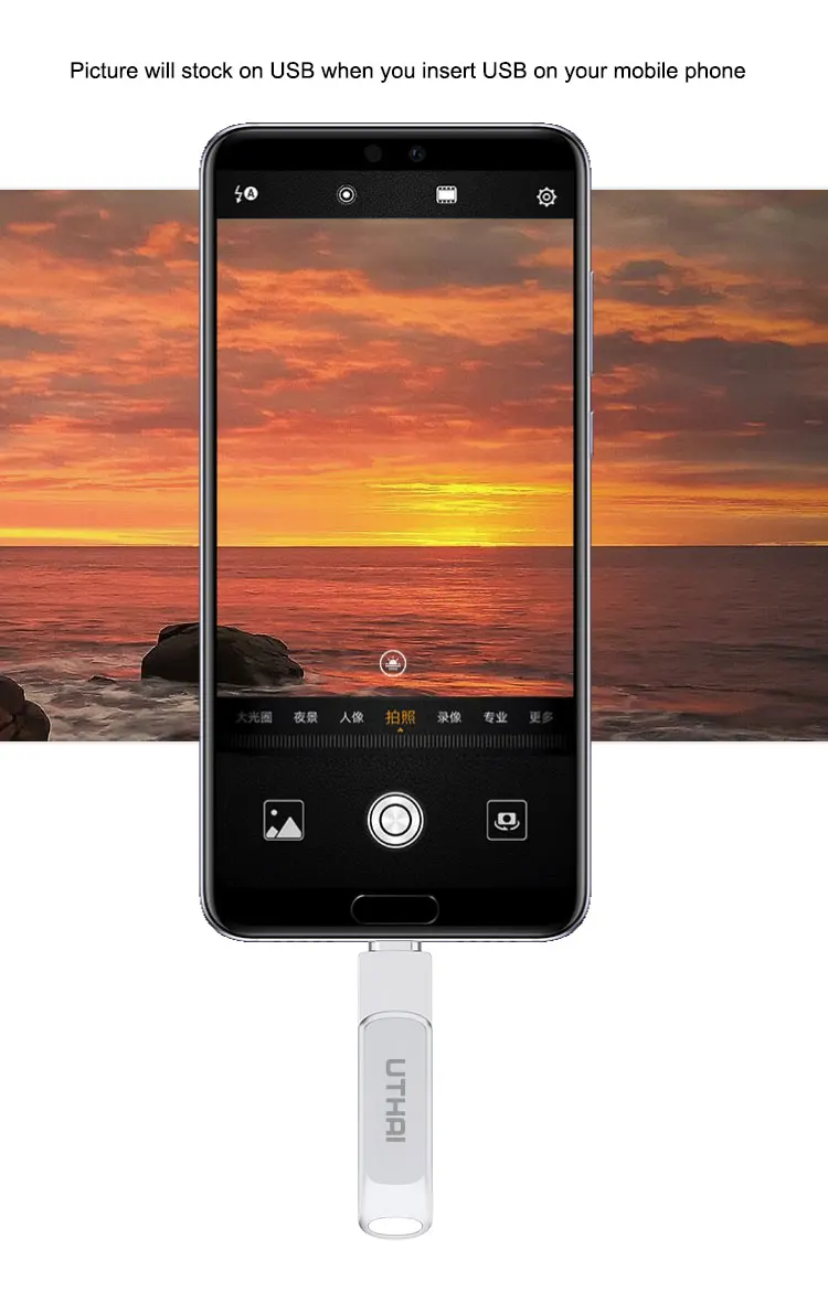 UTHAI T81 USB3.0 3в1 U флеш-накопитель type-C Microsd 128GB мульти-металлический флеш-накопитель 64GB высокоскоростной флеш-накопитель U диск