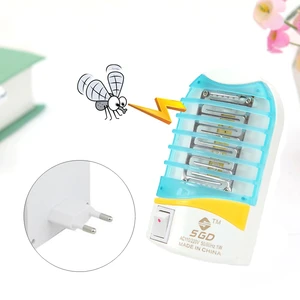 Светодиодный инсектицидная лампа 1 Вт 110V 220V Универсальный средство от насекомых мухобойка УФ Мини Ночной светильник комаров Электрический UVA штепсельная вилка европейского стандарта