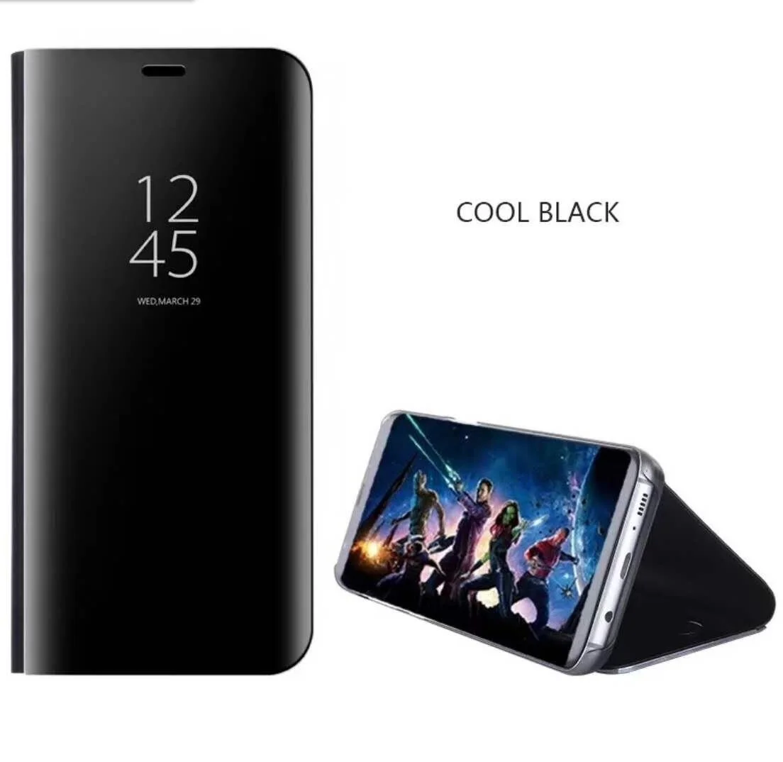 Новый прозрачный зеркальный умный чехол для Samsung Galaxy S9 S8 Plus S6 S7 edge J3 J5 J7 2016 2017 чехлы