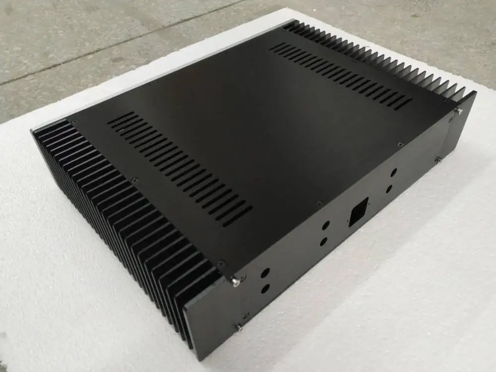 Чехол из алюминия для усилителя мощности с двойным радиатором серии BRZHIFI