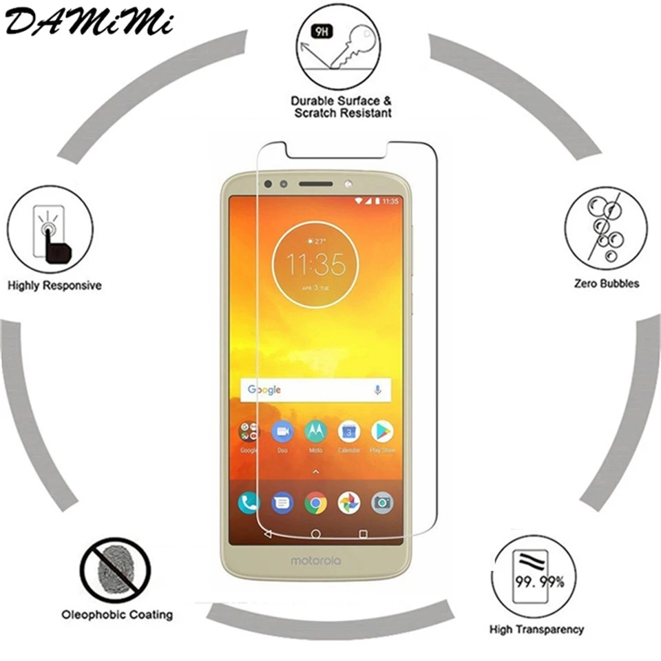 2.5D закаленное Стекло для Motorola E5 плюс фильм царапинам ультра тонкий Экран